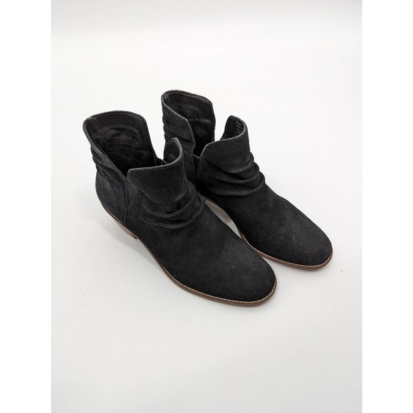 Cole Haan Shoes - Cole Haan women SZ 6.5 Black Alayna Slouch Suede Leather Casual Ankle Boot